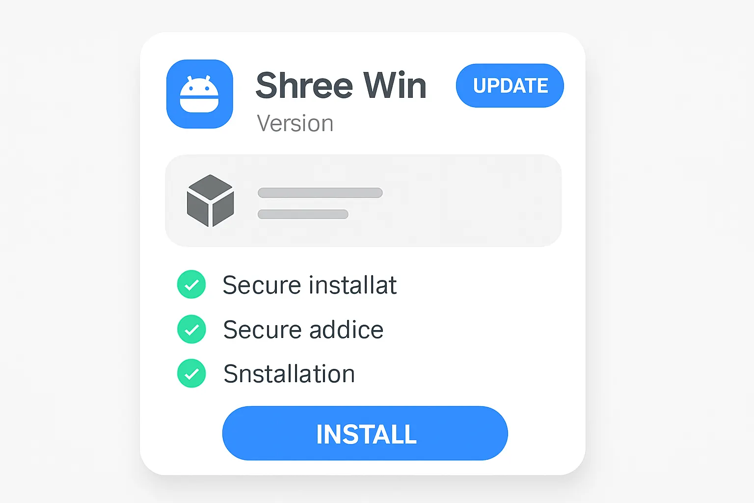 Shree Win version details